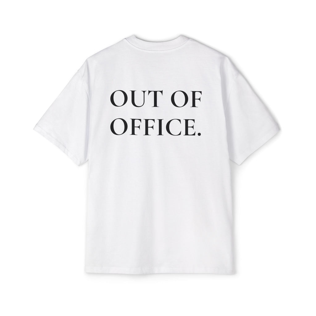 Out of Office T恤 — 男士廓形印花上衣