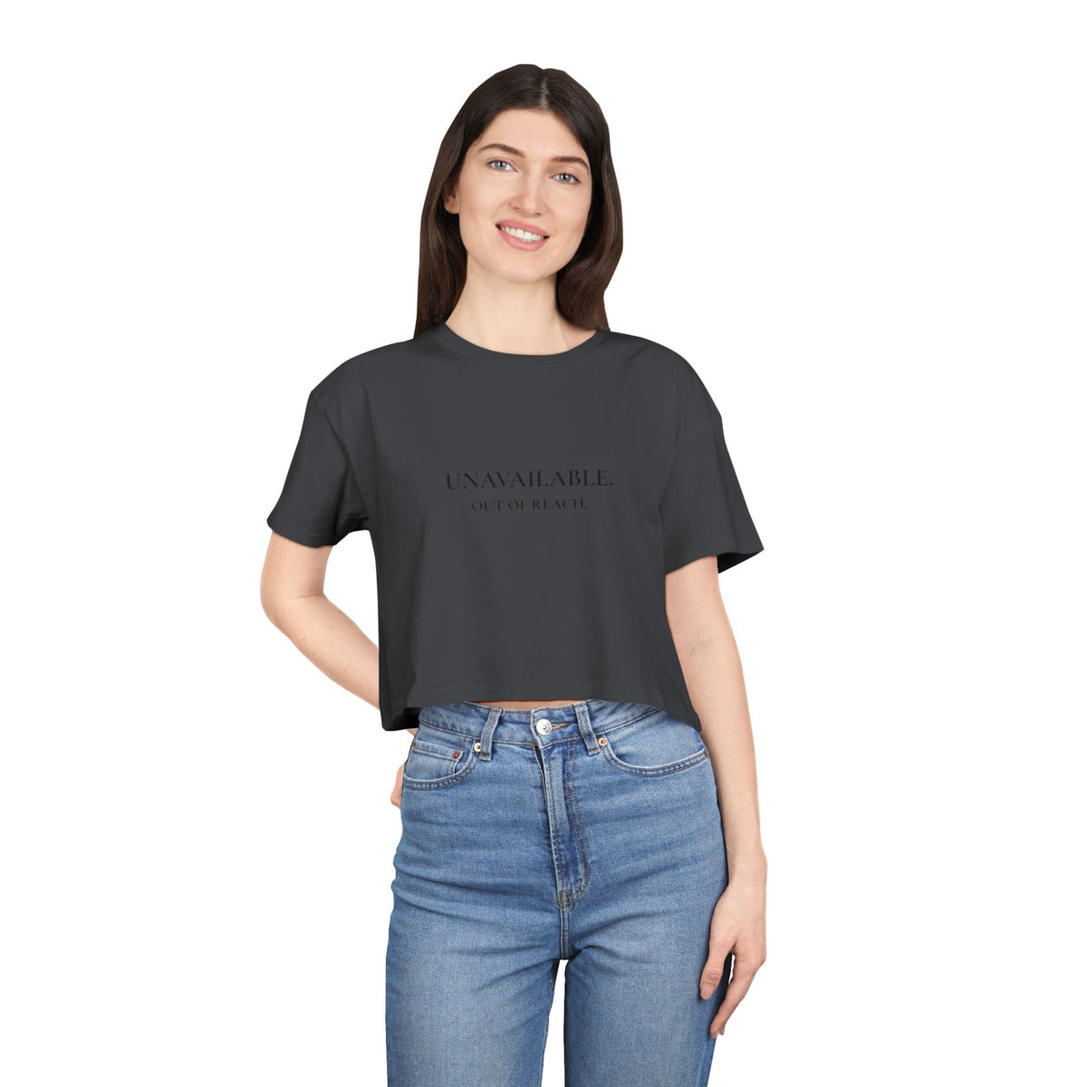 ウィメンズ アンアベイラブル クロップドTシャツ