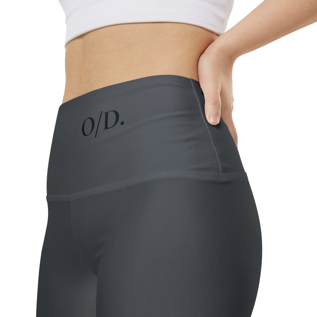 Women's Performance Workout Shorts — O/D. Logo Athletic Biker Shorts