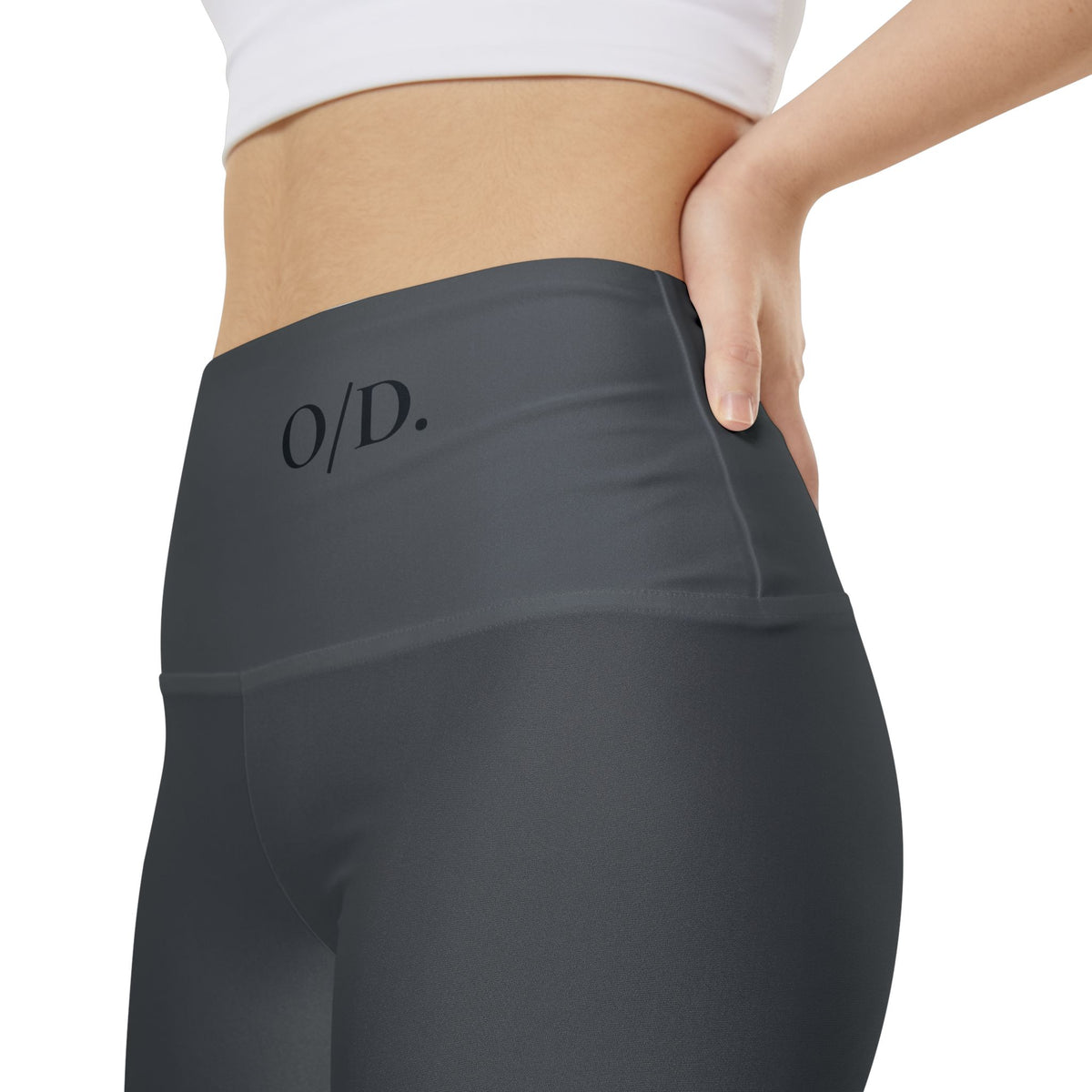 Women's Performance Workout Shorts — O/D. Logo Athletic Biker Shorts