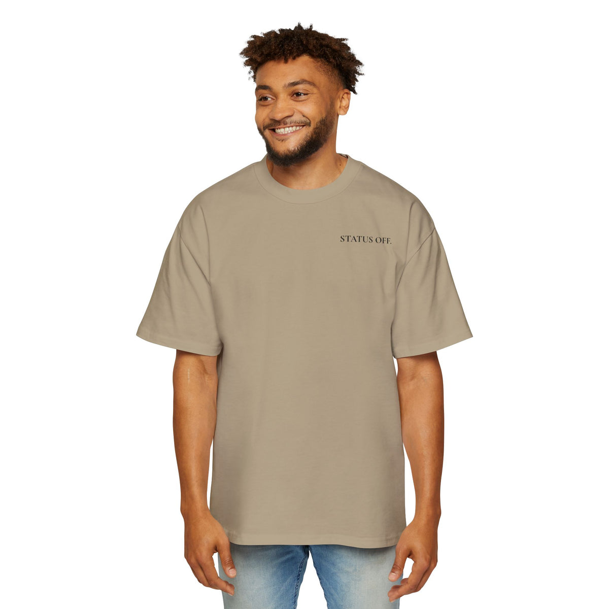Men's "STATUS OFF / Disconnected" Oversized Tee