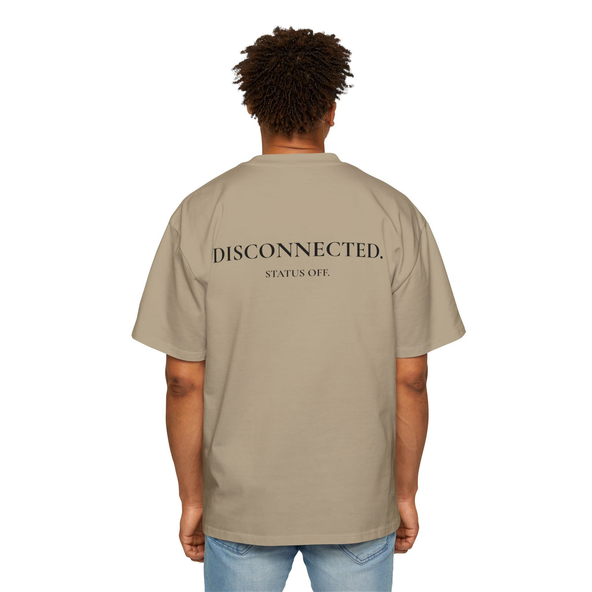 Men's "STATUS OFF / Disconnected" Oversized Tee