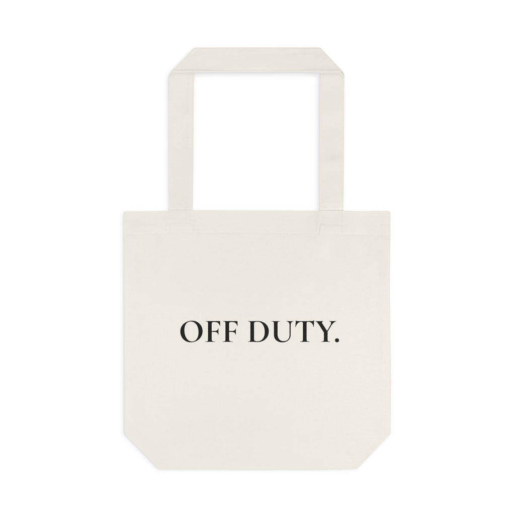 Off Duty Cotton Tote Bag