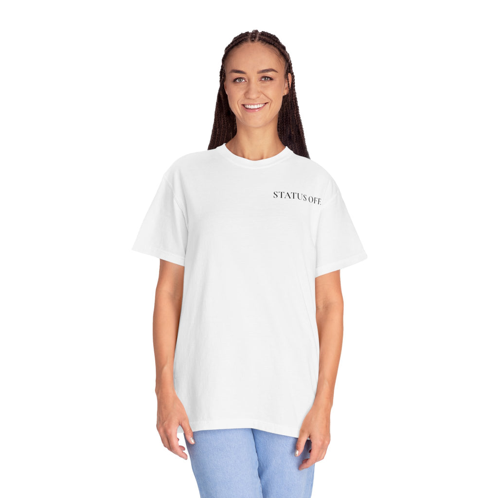 T-shirt femme "OFF DUTY" - Haut minimaliste pour s'évader du bureau