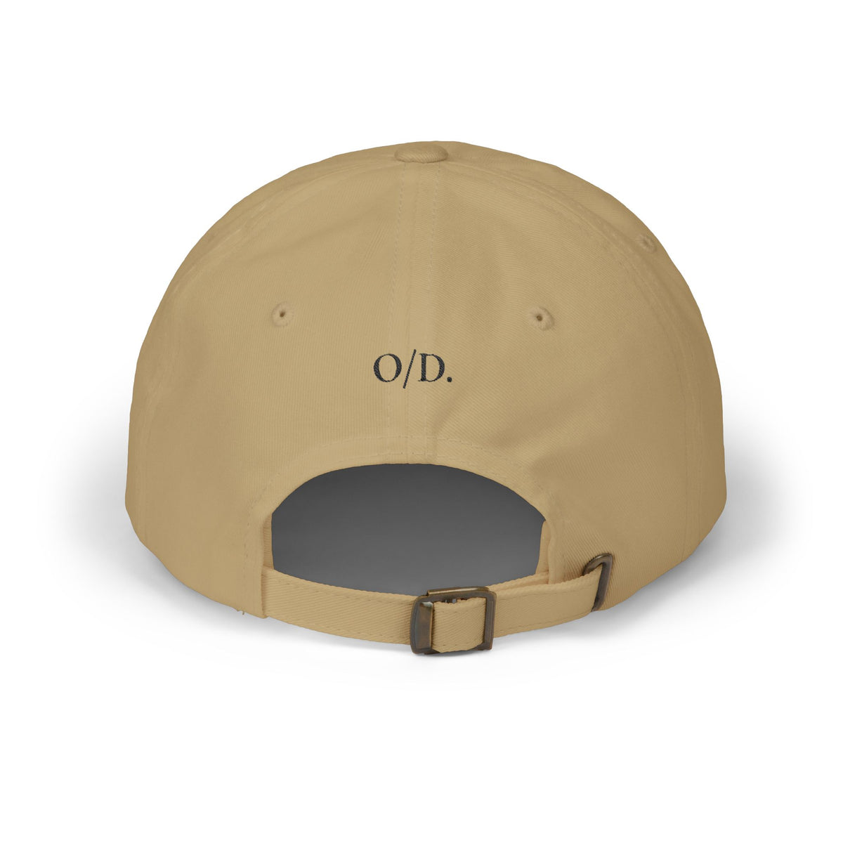 Gorra estilo "Dad Cap" "OFF DUTY". Gorra de béisbol relajada con bordado.