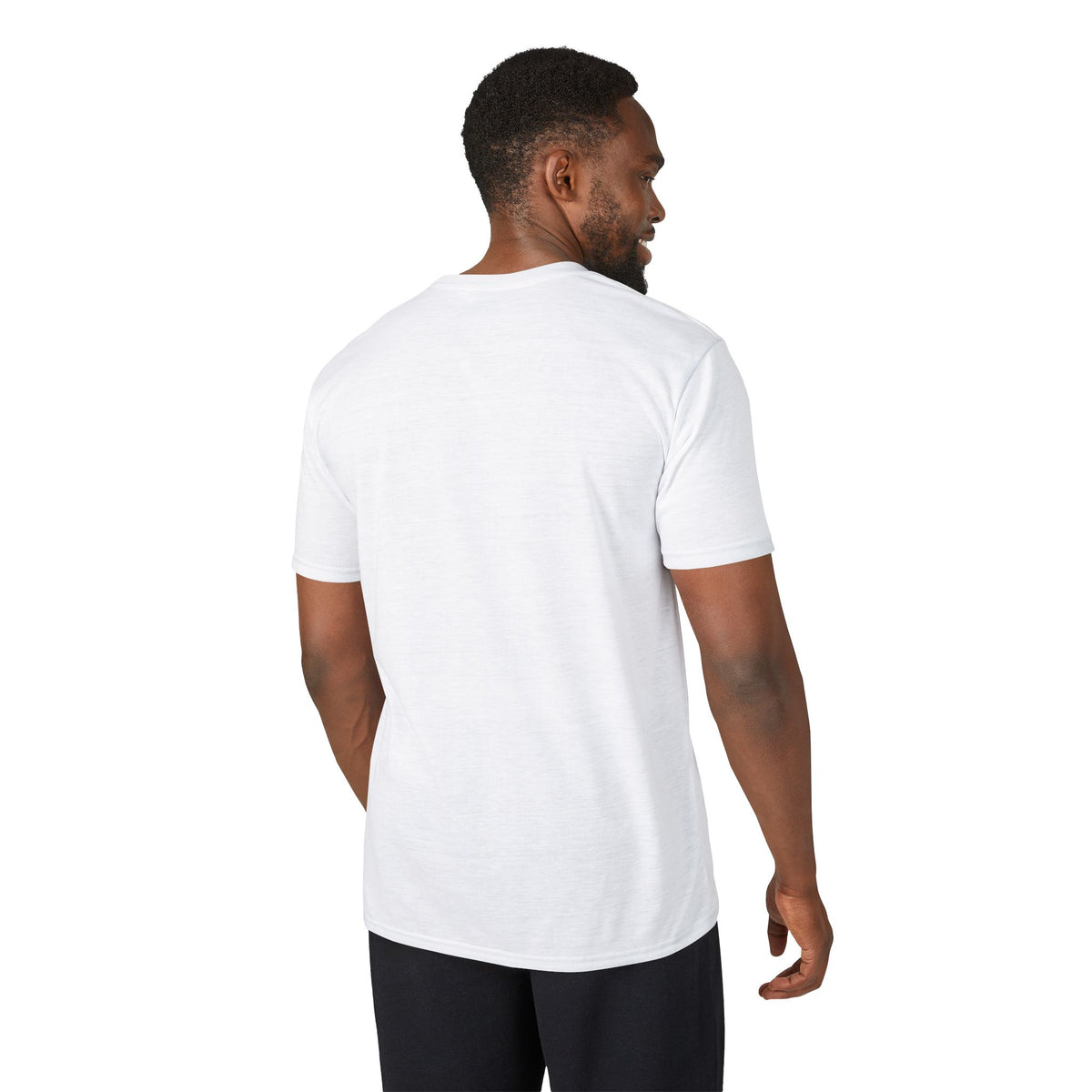 Herren-Performance-T-Shirt mit Logo auf der Brust (O/D)