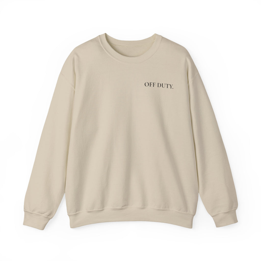 Sweat-shirt à col rond pour femme « Indisponible. Hors de portée. »