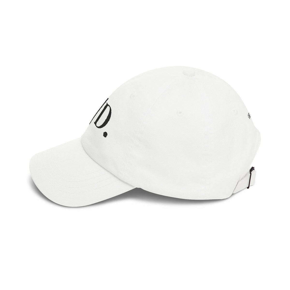 "O/D." Logo Dad Cap, bestickte, lässige Baseballkappe