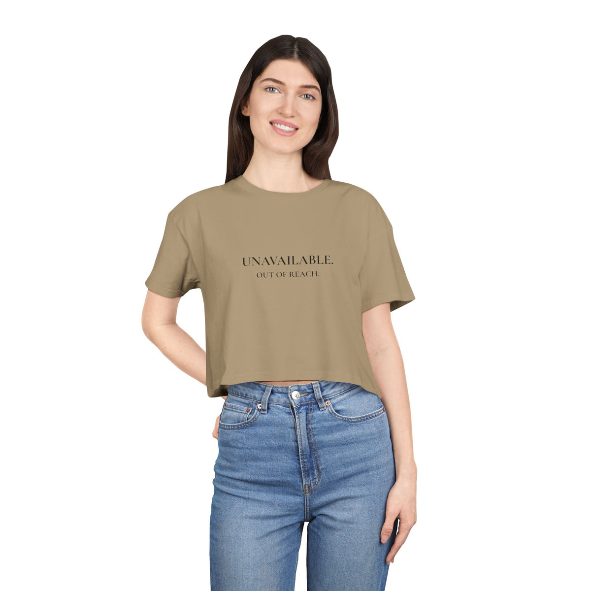 ウィメンズ アンアベイラブル クロップドTシャツ