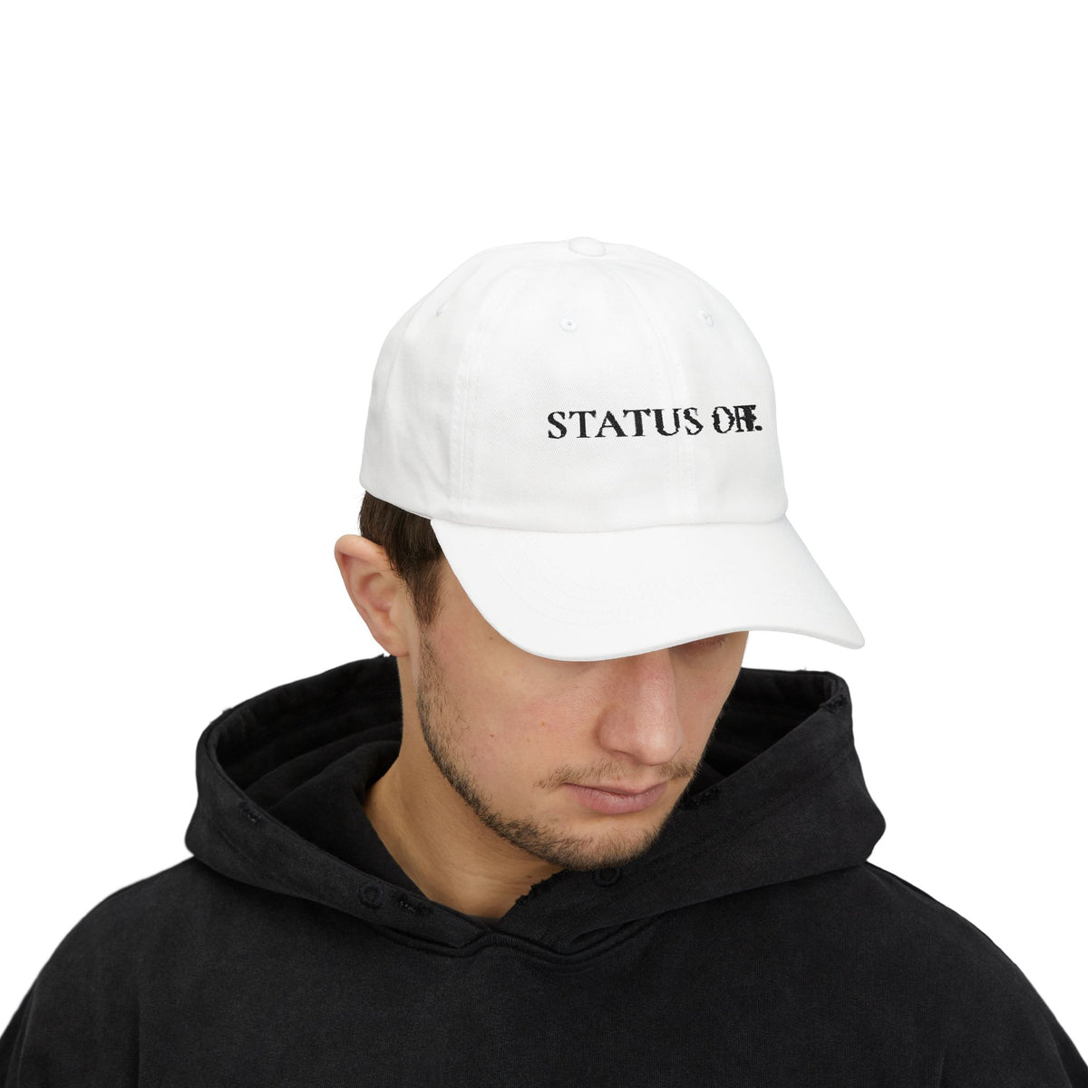 Dad Cap "OFF DUTY." Bestickte, lässige Baseballkappe