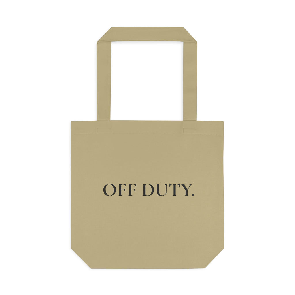Off Duty Cotton Tote Bag