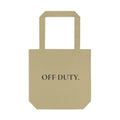 Off Duty Cotton Tote Bag