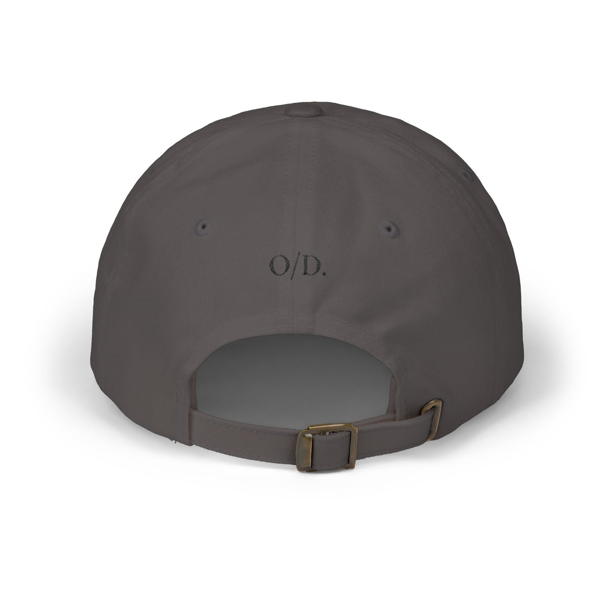 Gorra estilo "Dad Cap" "OFF DUTY". Gorra de béisbol relajada con bordado.