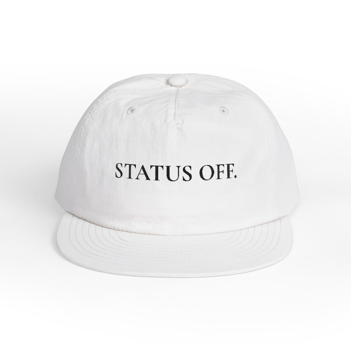 Off Duty Surf Cap im Relaxed-Stil, weiß, bestickte Dad-Hat für Strand & Urlaub