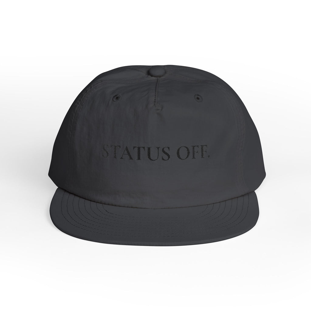 Casquette « Off Duty Surf » décontractée blanche brodée, style « dad hat » pour la plage et les vacances