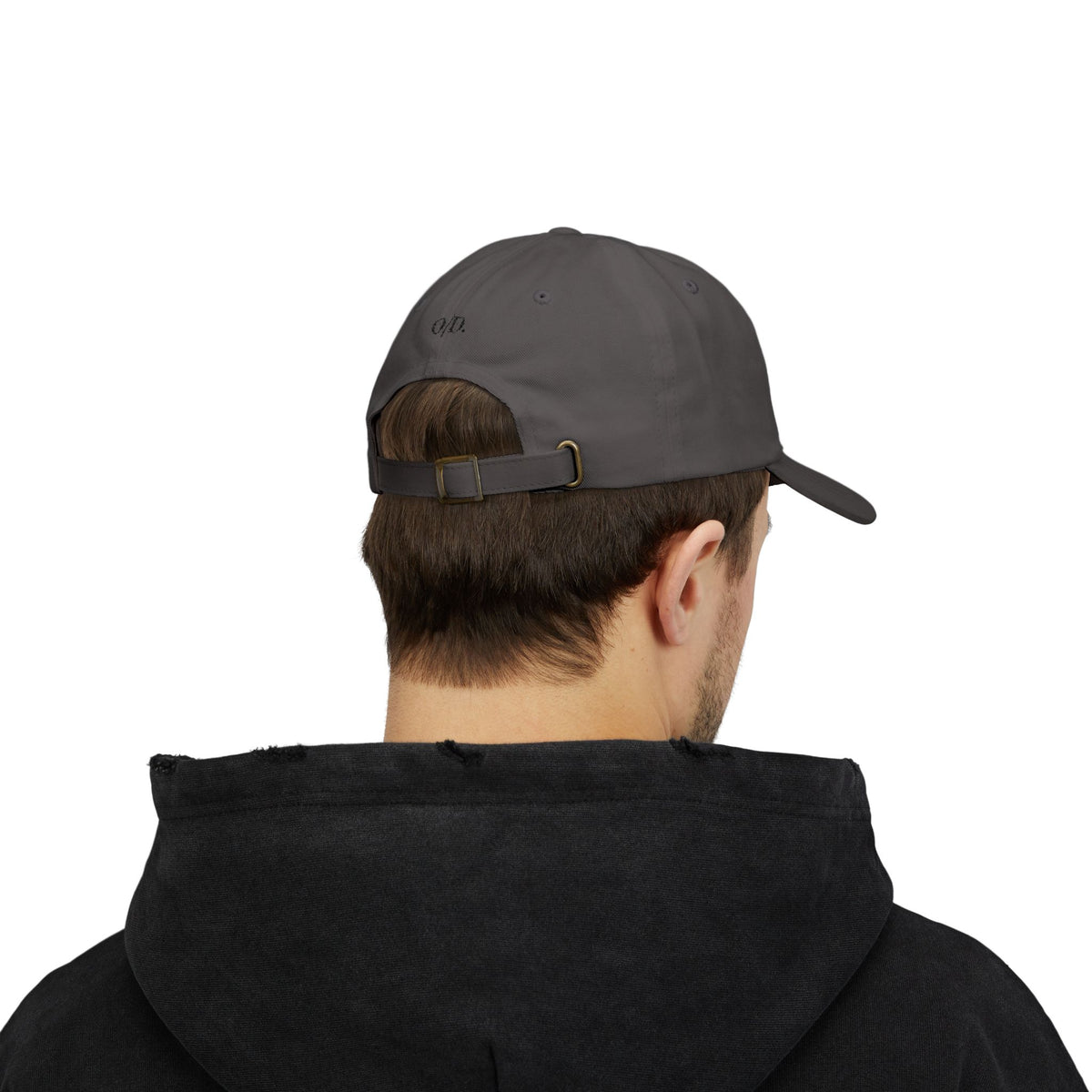 Gorra estilo "Dad Cap" "OFF DUTY". Gorra de béisbol relajada con bordado.