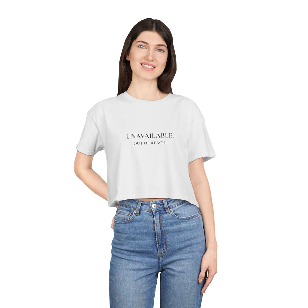 ウィメンズ アンアベイラブル クロップドTシャツ