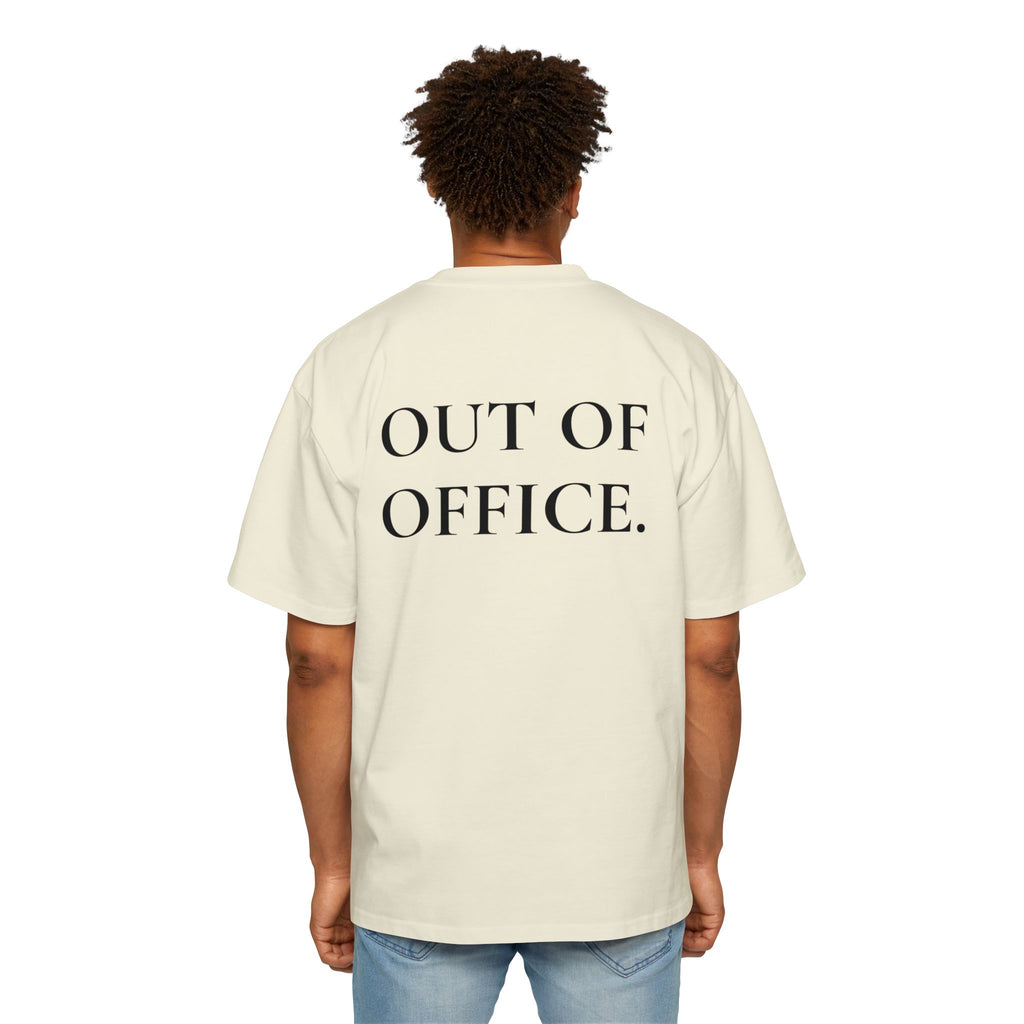 Out of Office T恤 — 男士廓形印花上衣