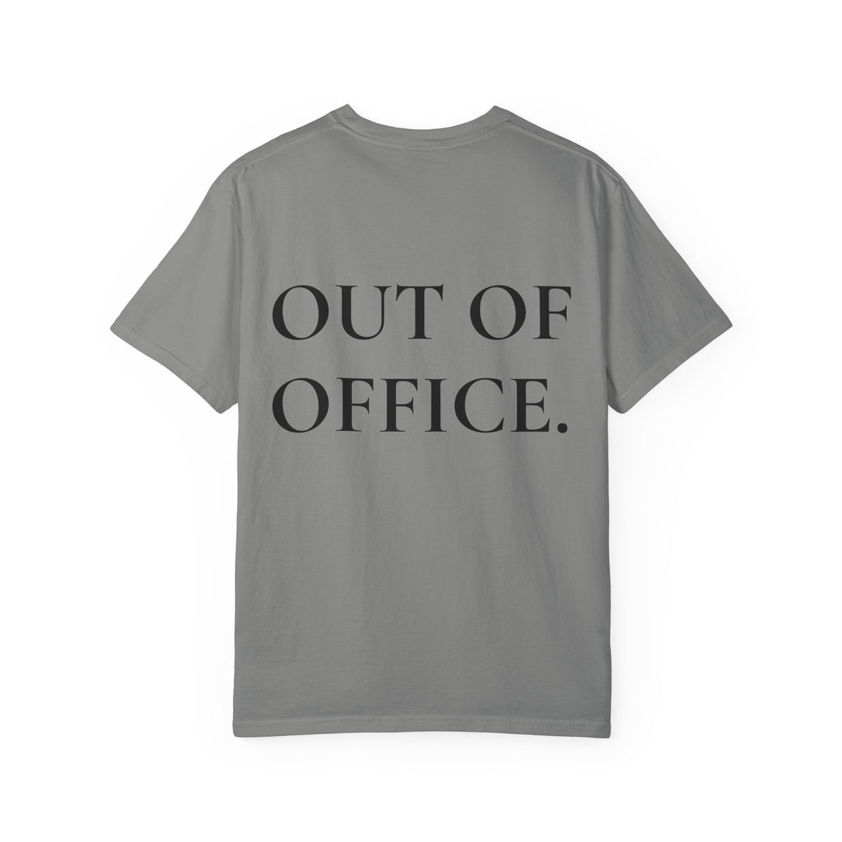 Camiseta Feminina "OFF DUTY" - T-shirt Minimalista de Fuga do Escritório