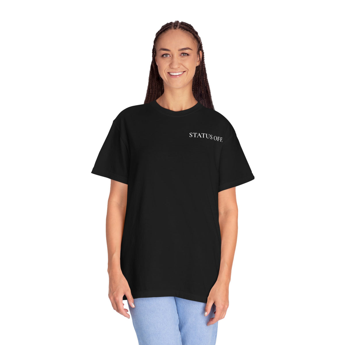 T-shirt femme "OFF DUTY" - Haut minimaliste pour s'évader du bureau