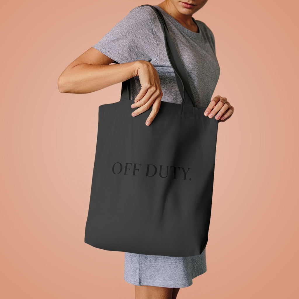 Off Duty Cotton Tote Bag