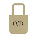 ブラックコットン トートバッグ 「O/D.」