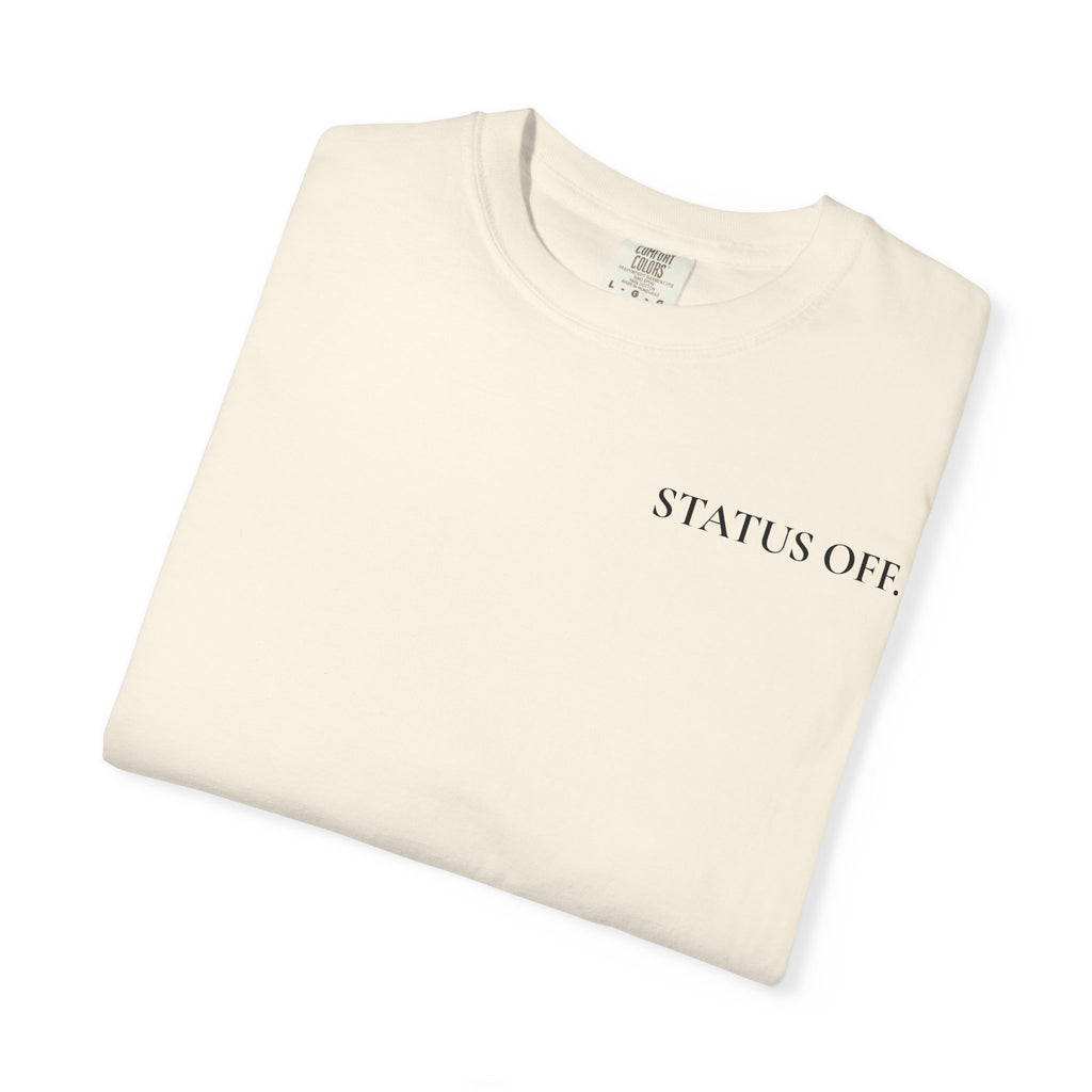 T-shirt femme "OFF DUTY" - Haut minimaliste pour s'évader du bureau